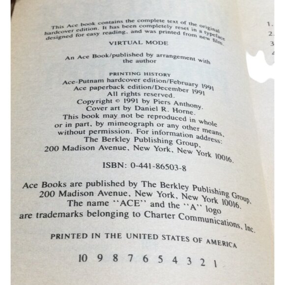 Mode Series 1-4 by Piers Anthony books softcover sci-fi - Picture 4 of 13